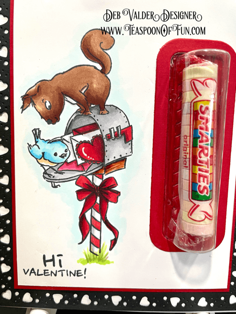 Nuts About You Valentine Treat. All products can be purchased in our Teaspoon Of Fun Paper Crafting Shop at www.TeaspoonOfFun.com/SHOP.