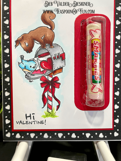 Nuts About You Valentine Treat. All products can be purchased in our Teaspoon Of Fun Paper Crafting Shop at www.TeaspoonOfFun.com/SHOP.