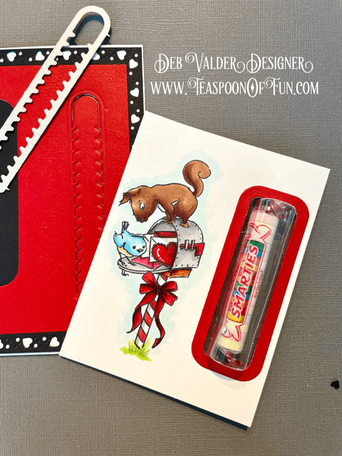 Nuts About You Valentine Treat. All products can be purchased in our Teaspoon Of Fun Paper Crafting Shop at www.TeaspoonOfFun.com/SHOP.