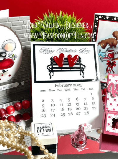 Hidey Ho Stampers, January 1, 2025.  HAPPY NEW YEAR!!!!  Today Teaspoon of Fun is bringing you our 2025 Calendar Template using some new products for the season from the shop.  So grab your template and stamp along with us all year long.  This is a gift I give to family and friends.  I make it a card with the calendar on the front so it's super special!   Head on over to Teaspoon of Fun for all your paper crafting needs and share this site with your friends! Let’s take a look at what I picked for you today…