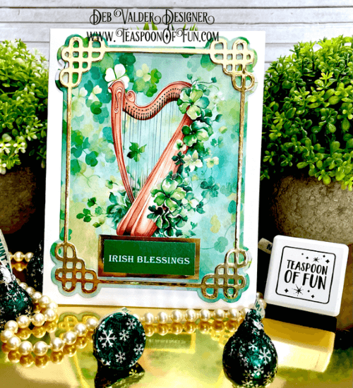 Celtic Mix Quick Cards. All products can be purchased in our Teaspoon Of Fun Paper Crafting Shop at www.TeaspoonOfFun.com