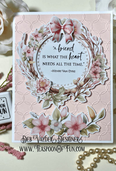Friends Are What We Need . All products can be purchased in our Teaspoon Of Fun Paper Crafting Shop at www.TeaspoonOfFun.com/SHOP.