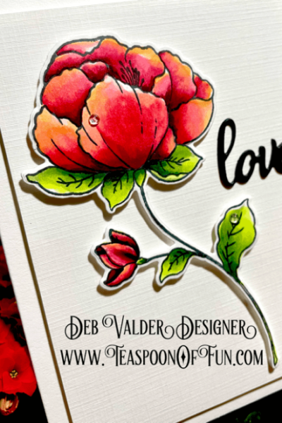 Enchantingly Yours Valentine. All products can be purchased in our Teaspoon Of Fun Paper Crafting Shop at www.TeaspoonOfFun.com/shop.