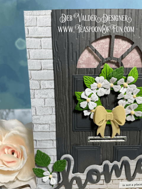 Home's Not a Place It's a Feeling. All products can be purchased in our Teaspoon Of Fun Paper Crafting Shop at www.TeaspoonOfFun.com/SHOP.