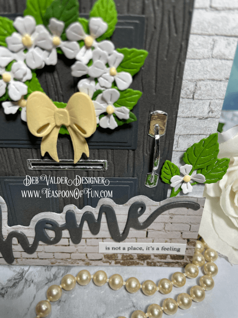 Home's Not a Place It's a Feeling. All products can be purchased in our Teaspoon Of Fun Paper Crafting Shop at www.TeaspoonOfFun.com/SHOP.