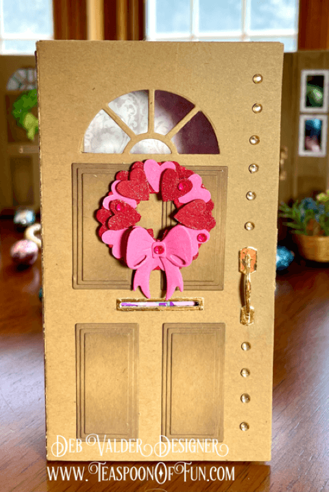 Happiness Came Knocking On My Door. All products can be purchased in our Teaspoon Of Fun Paper Crafting Shop at www.TeaspoonOfFun.com/SHOP.