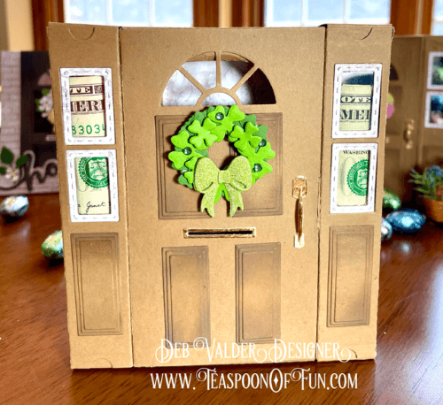 Happiness Came Knocking On My Door. All products can be purchased in our Teaspoon Of Fun Paper Crafting Shop at www.TeaspoonOfFun.com/SHOP.