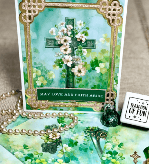 Love and Faith Abide. All products can be purchased in our Teaspoon Of Fun Paper Crafting Shop at www.TeaspoonOfFun.com/SHOP.