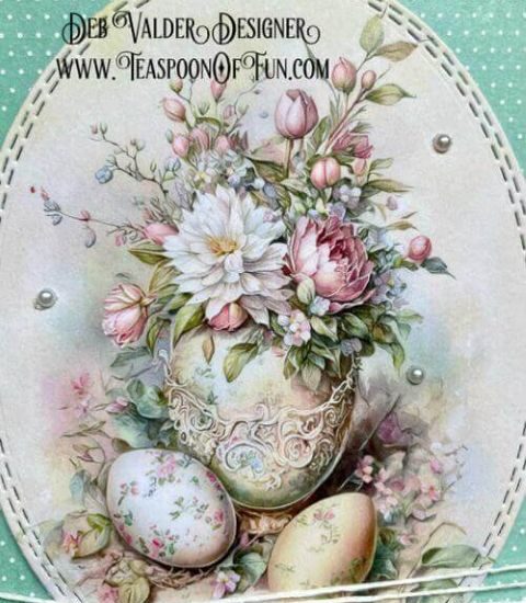 Vintage Easter Quick Cards. All products can be purchased in our Teaspoon Of Fun Paper Crafting Shop at www.TeaspoonOfFun.com/SHOP.