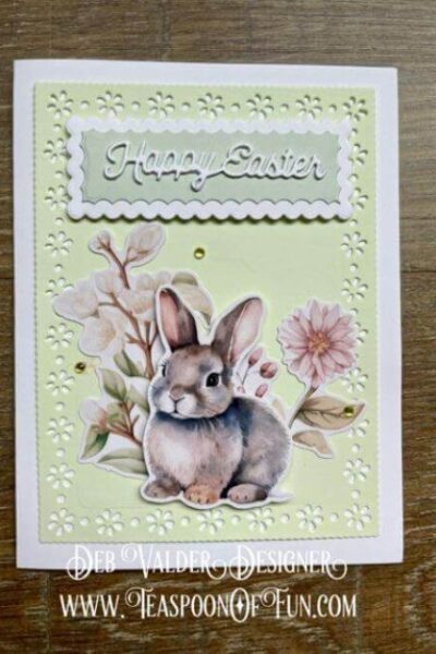 Vintage Easter Quick Cards. All products can be purchased in our Teaspoon Of Fun Paper Crafting Shop at www.TeaspoonOfFun.com/SHOP.