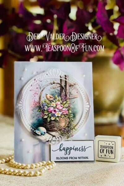 Vintage Vellum Softens Your Card. All products can be purchased in our Teaspoon Of Fun Paper Crafting Shop at www.TeaspoonOfFun.com/SHOP.