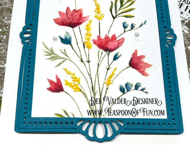 Fancy Delicate Blossoms. All products can be purchased in our Teaspoon Of Fun Paper Crafting Shop at www.TeaspoonOfFun.com/SHOP.