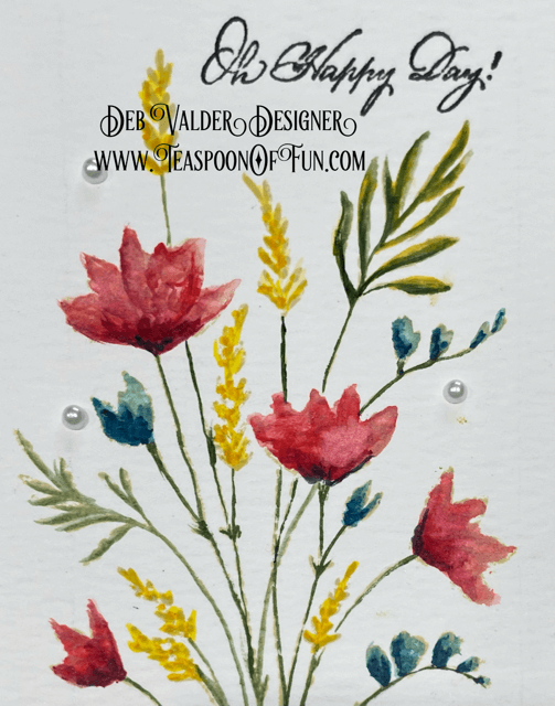Fancy Delicate Blossoms. All products can be purchased in our Teaspoon Of Fun Paper Crafting Shop at www.TeaspoonOfFun.com/SHOP.