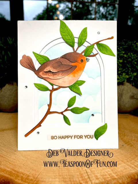 A Bird's-Eye View. All products can be purchased in our Teaspoon Of Fun Paper Crafting Shop at www.TeaspoonOfFun.com/SHOP.