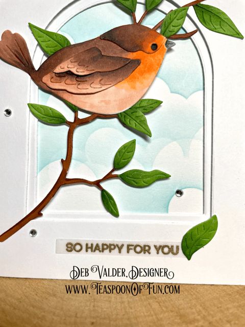 A Bird's-Eye View. All products can be purchased in our Teaspoon Of Fun Paper Crafting Shop at www.TeaspoonOfFun.com/SHOP.