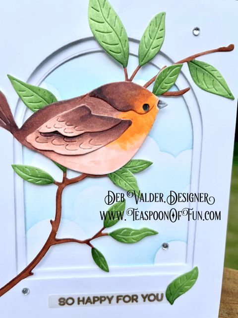 A Bird's-Eye View. All products can be purchased in our Teaspoon Of Fun Paper Crafting Shop at www.TeaspoonOfFun.com/SHOP.