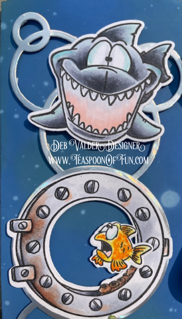 Jaws 50 Years Old. All products can be purchased in our Teaspoon Of Fun Paper Crafting Shop at www.TeaspoonOfFun.com/SHOP.