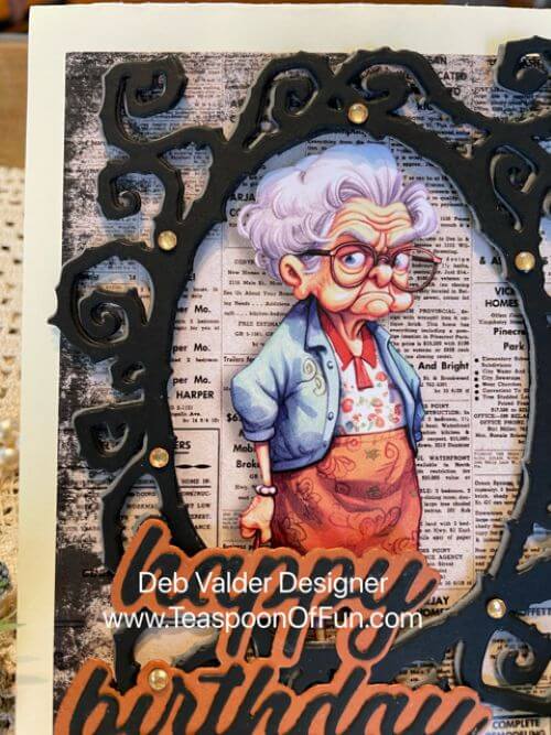 Grumpy Grandmas Quick Cards. All products can be purchased in our Teaspoon Of Fun Paper Crafting Shop at www.TeaspoonOfFun.com/SHOP.