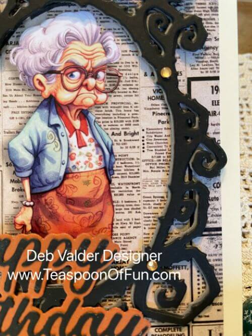 Grumpy Grandmas Quick Cards. All products can be purchased in our Teaspoon Of Fun Paper Crafting Shop at www.TeaspoonOfFun.com/SHOP.