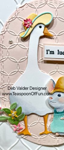 Lucky To Have You Friend. All products can be purchased in our Teaspoon Of Fun Paper Crafting Shop at www.TeaspoonOfFun.com/SHOP.