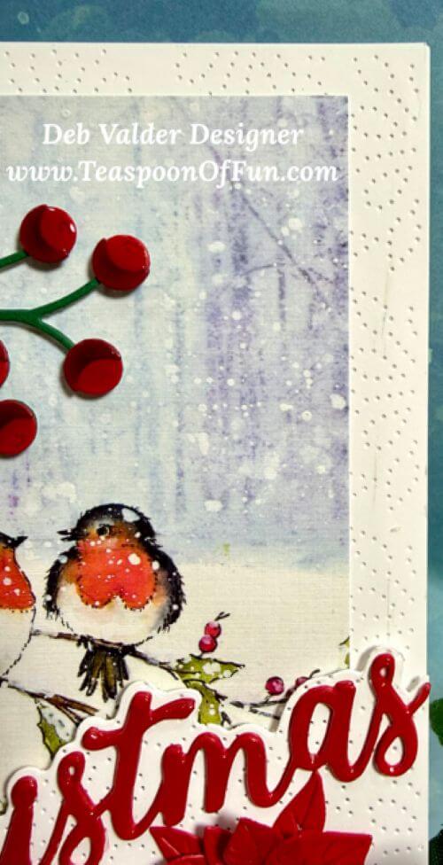 Christmas Is A Time Of Gratitude. All products can be purchased in our Teaspoon Of Fun Paper Crafting Shop at www.TeaspoonOfFun.com/SHOP.