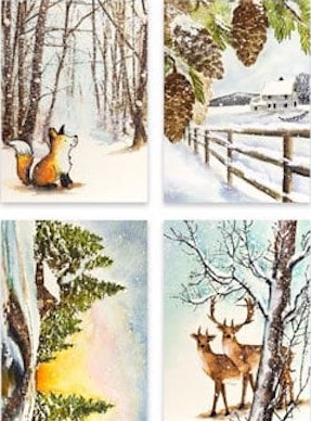 Christmas Is A Time Of Gratitude. All products can be purchased in our Teaspoon Of Fun Paper Crafting Shop at www.TeaspoonOfFun.com/SHOP.