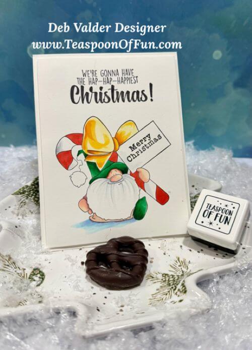 Gnome Lovers Candy Cane Christmas. All products can be purchased from Teaspoon Of Fun's Paper Crafting Shop at www.TeaspoonOfFun.com/SHOP