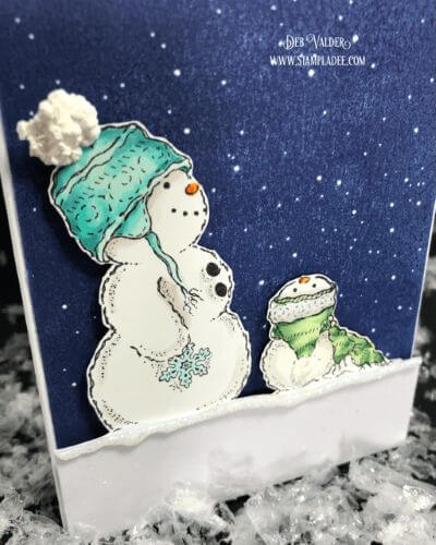 Star Gazing Snow Family. All products can be purchased in our Teaspoon Of Fun Paper Crafting Shop at www.TeaspoonOfFun.com/SHOP.