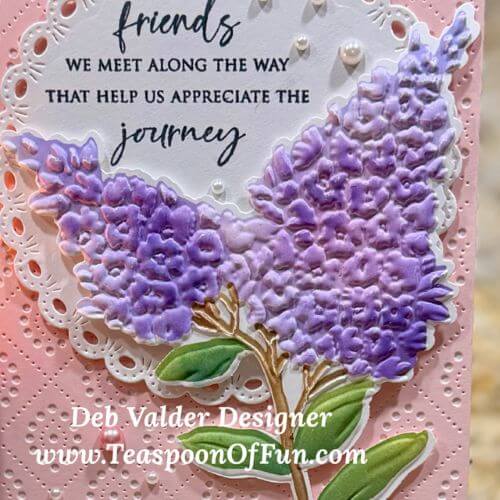 Friends Along the Way. All products can be purchased from Teaspoon Of Fun's Paper Crafting Shop at www.TeaspoonOfFun.com/SHOP.