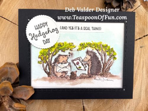 It's Groundhogs Day. All products can be purchased from Teaspoon Of Fun's Paper Crafting Shop at www.TeaspoonOfFun.com/SHOP.
