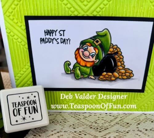 St. Patrick's Day Gold. All products can be purchased from Teaspoon Of Fun's Paper Crafting Shop at www.TeaspoonOfFun.com/SHOP.