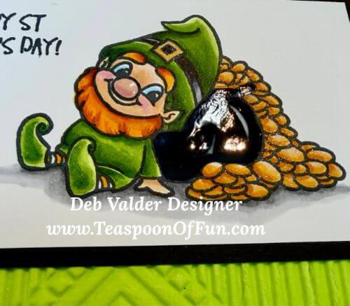 St. Patrick's Day Gold. All products can be purchased from Teaspoon Of Fun's Paper Crafting Shop at www.TeaspoonOfFun.com/SHOP.