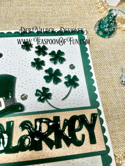 No Malarkey For This Card. All products can be purchased from Teaspoon Of Fun's Paper Crafting Shop at www.TeaspoonOfFun.com/SHOP.