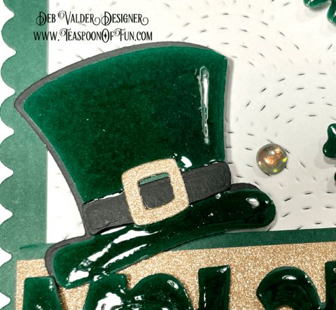 No Malarkey For This Card. All products can be purchased from Teaspoon Of Fun's Paper Crafting Shop at www.TeaspoonOfFun.com/SHOP.