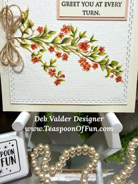 Let Kindness Fill Your Steps. All products can be purchased from Teaspoon Of Fun's Paper Crafting Shop at www.TeaspoonOfFun.com/SHOP.