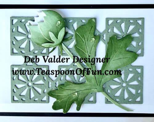St. Patrick's Delicate Anemone. All products can be purchased in our Teaspoon Of Fun Paper Crafting Shop at www.TeaspoonOfFun.com/SHOP.