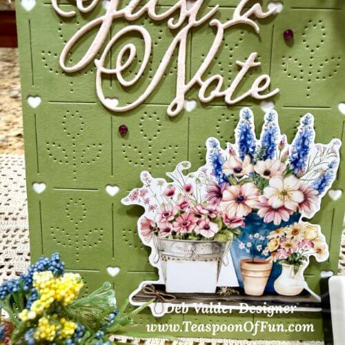 Just a Flower Shoppe Note. All products can be purchased in our Teaspoon Of Fun Paper Crafting Shop at www.TeaspoonOfFun.com/SHOP.
