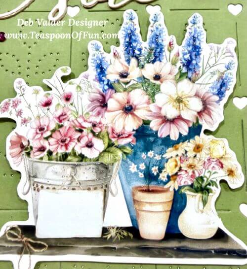 Just a Flower Shoppe Note. All products can be purchased in our Teaspoon Of Fun Paper Crafting Shop at www.TeaspoonOfFun.com/SHOP.