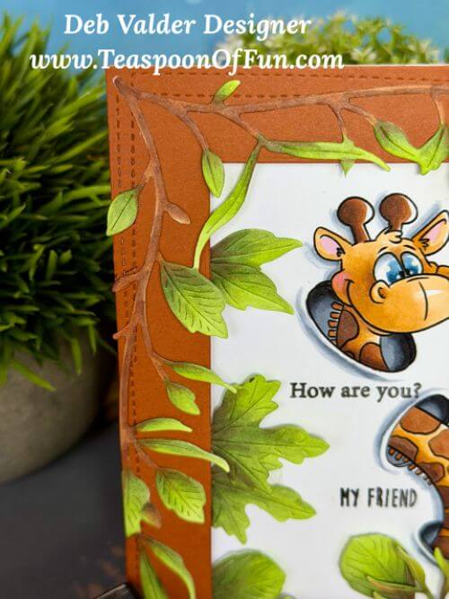 Oh Hello Giraffes. All products can be purchased in our Teaspoon Of Fun Paper Crafting Shop at www.TeaspoonOfFun.com/SHOP.