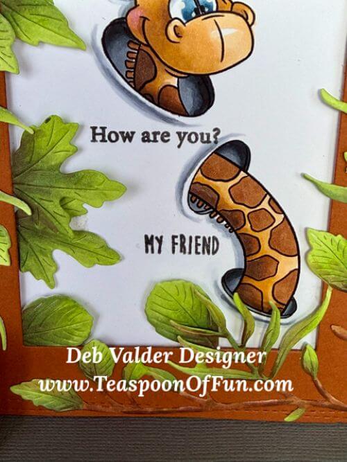 Oh Hello Giraffes. All products can be purchased in our Teaspoon Of Fun Paper Crafting Shop at www.TeaspoonOfFun.com/SHOP.