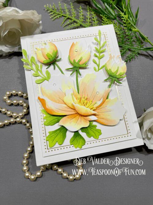 St. Patrick's Delicate Anemone. All products can be purchased in our Teaspoon Of Fun Paper Crafting Shop at www.TeaspoonOfFun.com/SHOP.