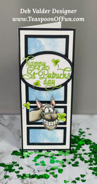 Smile It's St. Patrick's Day. All products can be purchased in our Teaspoon Of Fun Paper Crafting Shop at www.TeaspoonOfFun.com/SHOP