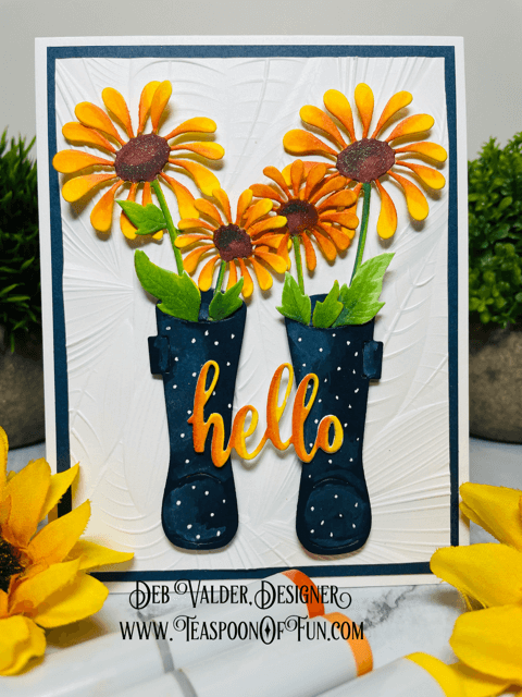 Sweet and Simple Delightful Daisy. All products can be purchased in our Teaspoon Of Fun Paper Crafting Shop at www.TeaspoonOfFun.com/SHOP.