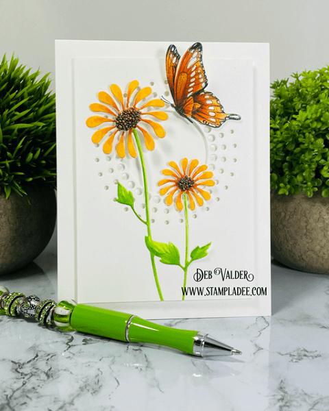 Sweet and Simple Delightful Daisy. All products can be purchased in our Teaspoon Of Fun Paper Crafting Shop at www.TeaspoonOfFun.com/SHOP.