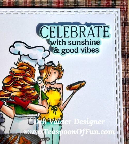 Barbecue on the 4th Of July. All products can be purchased in our Teaspoon Of Fun Paper Crafting Shop at www.TeaspoonOfFun.com/SHOP