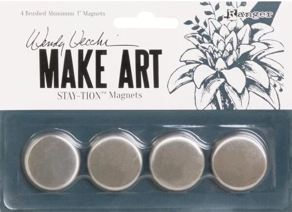 Make Art Stay-Tion Magnets. All products can be purchased in our Teaspoon Of Fun Paper Crafting Shop at www.TeaspoonOfFun.com/SHOP