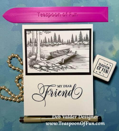 Etching Technique For Your Cards. All products can be purchased in our Teaspoon Of Fun Paper Crafting Shop at www.TeaspoonOfFun.com/SHOP.