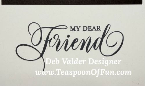 Etching Technique For Your Cards. All products can be purchased in our Teaspoon Of Fun Paper Crafting Shop at www.TeaspoonOfFun.com/SHOP.