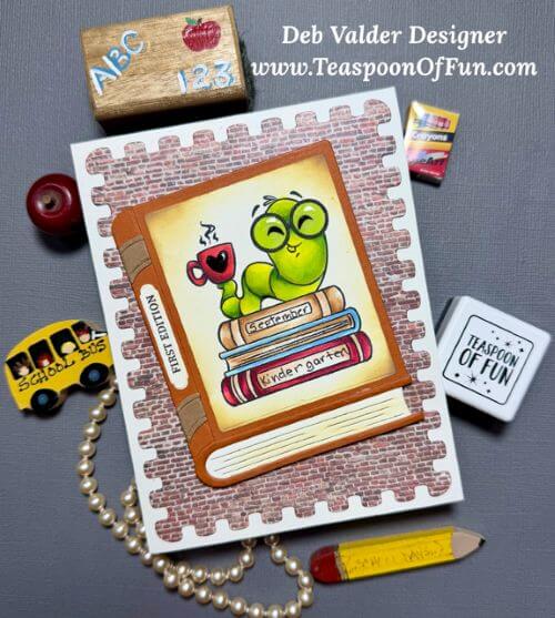 A Good Day To Read A Book. All products can be purchased in our Teaspoon Of Fun Paper Crafting Shop at www.TeaspoonOfFun.com/SHOP.