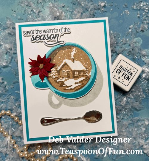 Peace In Every Sip. All products can be purchased in our Teaspoon Of Fun Paper Crafting Shop at www.TeaspoonOfFun.com/SHOP.